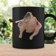 Fish Chicken Face Smoking a Cigarette Funny Meme Graphic Print Coffee Mug Gifts ideas