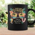 Florida Girls Trip 2025 Beach Vibes Family Vacation Graphic Coffee Mug Gifts ideas