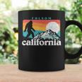 Folsom California Retro 80S Bigfoot Mountains Tasse Idées cadeaux