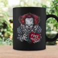 Free a Hugs Scary Clown Valentine Halloween Horror Character Graphic Print Coffee Mug Gifts ideas