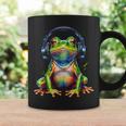 Frog Headphones Colourful Animal Print Tassen Geschenkideen