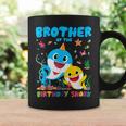 Brother Of The Birthday Family Shark Birthday Boy Girl Coffee Mug Gifts ideas