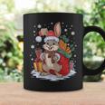 Christmas Bunny Santa Hat Rabbit Christmas Tassen Geschenkideen