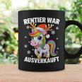 Christmas Unicorn Reindeer Was Out Sold Out Tassen Geschenkideen