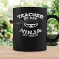 Teacher By Day Ninja Night Multitasking School I Enseño Taza de café Ideas de regalos