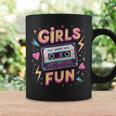 Girls Just Wanna Have Fun Retro 80S Throwback Memories Vibe Coffee Mug Gifts ideas