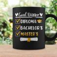 Goal Digger Master's Degree Graduation Diploma Bachelors Coffee Mug Gifts ideas