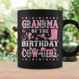 Grandma Of The Birthday Cow Girl Rodeo Cowgirl Birthday Coffee Mug Gifts ideas