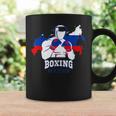 Guantes De Boxeo De La Urss Del Equipo De Rusia De La Bandera Nacional De Combate Ruso Taza de café Ideas de regalos