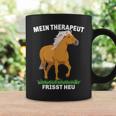 Haflinger Horse Mein Therapeut Feats Hay Tassen Geschenkideen