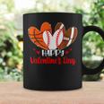 Happy Valentines Day Boys Basketball Baseball Football Coffee Mug Gifts ideas