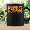 Hare Hunter Orange Camouflage Rabbit Hunting Graphic Print Coffee Mug Gifts ideas