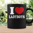 I Heart Love Ladyboys Asia Lover Thailand Ladyboy Graphic Print Coffee Mug Gifts ideas