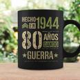 Hecho En 1944 80 Años Guerra Aniversarios Amigos Perfecto Taza de café Ideas de regalos