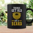 Hombre Las Cosas Envejecen No La Barba Las Barbas Taza de café Ideas de regalos