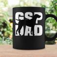 Hombre Puntero Inglés De Pelo Corto Regalo Gsp Dad Silhouette Taza de café Ideas de regalos