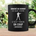 Humour Biathlon Sport D'hiver Cadeau Blague Skieur Montagne Tasse Idées cadeaux