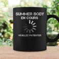 Humour Sport Homme Summer Body En Cours Musculation Tasse Idées cadeaux
