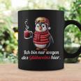 Ich Bin Nur Wegen Des Glühweins Here Xmas Penguin Glühwein Tassen Geschenkideen