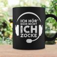 Ich Hördich Nicht Ich Zocke Gamer Joke Slogan Nerd Tassen Geschenkideen