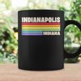 Indianapolis Indiana Pride Rainbow Flag Gay Pride Queer Tank Top Graphic Print Coffee Mug Gifts ideas