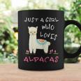 Just A Girl Who Loves Alpacas Alpacas Slogan Tassen Geschenkideen