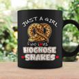 Just a Girl Who Loves Hognose Snakes Animals Lover Graphic Print Coffee Mug Gifts ideas