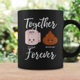 Kacke Together Forever Toilet Roll Poop Tassen Geschenkideen