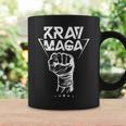 Krav Maga Artes Marciales Guerrero Entrenador Cazas Taza de café Ideas de regalos