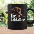 The Lab Father Brown Labrador Chocolate Retriever Dad Dog Taza de café Ideas de regalos