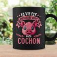 Laie Est Meilleure Avec Un Cochon Amoureux Des Cochons Tasse Idées cadeaux