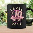 Level 10 Years Girl's Birthday Gamer Girl Gamer 2015 Tassen Geschenkideen