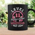 Level 11 Years Girl's Birthday Gamer Girl Gamer 2014 Tassen Geschenkideen