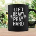 Lift Heavy Pray Hard Jesus Gym Weightlifter Deadlift Coffee Mug Gifts ideas