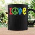 Love Peace Sign Symbol World Planet Freedom Hippie Kindness Graphic Print Coffee Mug Gifts ideas