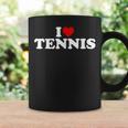 I Love Tennis Herz Tassen Geschenkideen