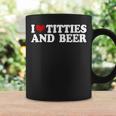 With I Love Tittis And Beer Motif Tassen Geschenkideen