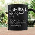 Lustige Bjj Definición De Jiu-Jitsu Brasileño Taza de café Ideas de regalos
