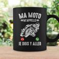 Ma Moto M'appelle Moto Gp Courses Motos Motard Humour Tasse Idées cadeaux