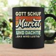 Marcel Name Saying Gott Schuf Marcel Tassen Geschenkideen