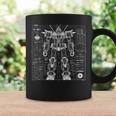Mech Warrior Blueprint Shirt Mighty Tech Robot Fighter Graphic Print Coffee Mug Gifts ideas