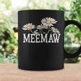 Meemaw Floral Chamomile Mother's Day Meemaw Coffee Mug Gifts ideas