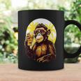Mono Bebiendo Cerveza Bebedor De Cerveza Divertido Gorila Borracho Sim Taza de café Ideas de regalos