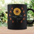 Multiple Sclerosis Awareness Sunflower Ms Warrior Support Taza de café Ideas de regalos