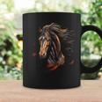 Mustang Horse Wilderness Colourful Horse Lovers Animal World Riding Tassen Geschenkideen