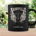 Nashville Tennessee Alas De Guitarraintage Sin Mangas Taza de café Ideas de regalos