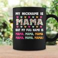 My Nickname Is Mama But My Full Name Is Mom Mother's Day Coffee Mug Gifts ideas