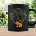 Night Fall Tree Leaves Skeleton Plant Nature Lover Graphic Print Coffee Mug Gifts ideas