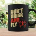No Beba Yuele Drone Piloto Quadcopter Fpv Drone Racing Taza de café Ideas de regalos