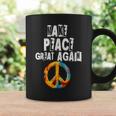 No A La Guerra Hacer Que La Pazuelva A Ser Grande No A Taza de café Ideas de regalos